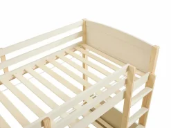 Litera 2 x 90 x 200 cm 2 cajones pino y MDF y natural - LIMODARA^Vente-unique Outlet