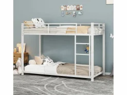 Litera 2 x 90 x 200 cm - cama de hierro -^Merax