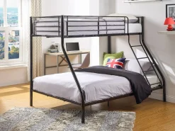 Vente-unique Cama Litera|Litera 90 x 190 y 140 x 190 cm acero ELEVATIO IV
