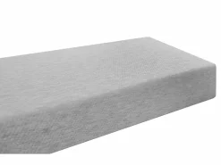 Litera alta 90 x 200 cm escritorio, sofá y almacenamiento de pino y MDF + colchón - GOLIATH^Vente-unique Best
