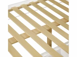 ModernLuxe Cama Litera|Litera cabina con tobogán + cajones - estructura de pino - 90x200cm + 120x200cm -