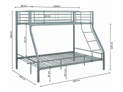 Saldosystocks Litera de Matrimonio Metalica AS-121 Blanco Outlet