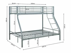 Saldosystocks Cama Litera|Litera de Matrimonio Metalica