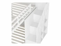 Litera infantil - 2x90x200 cm - con taquilla y barandilla - (sin colchón)^ModernLuxe Hot