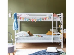 Happy Garden Litera infantil 190x90 cm blanca AMBRE Blanco Outlet
