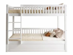 Hauss Spole Litera infantil 90x200cm, blanca, con almacenaje hidráulico, estructura de cama incluida (sin colchón) Blanco Clearance