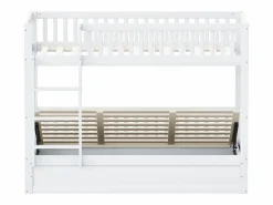 Hauss Spole Litera infantil 90x200cm, blanca, con almacenaje hidráulico, estructura de cama incluida (sin colchón) Blanco Clearance