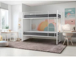 Saldosystocks Litera Metalica Doble Cama 90cm AS-110 Negro Clearance