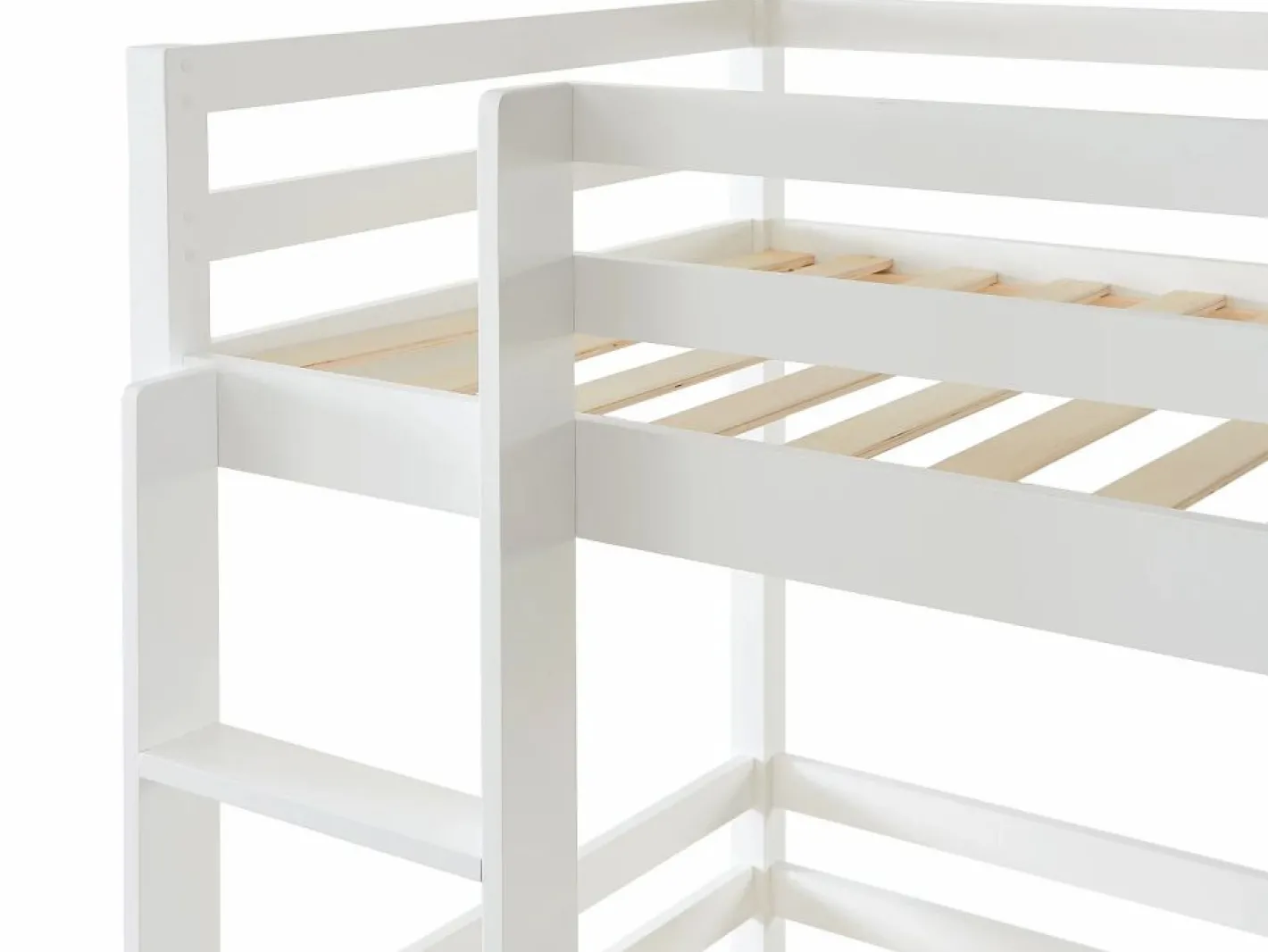 Vente-unique Litera triple 3 x 90 x 200 cm madera de pino - VAGAR Blanco