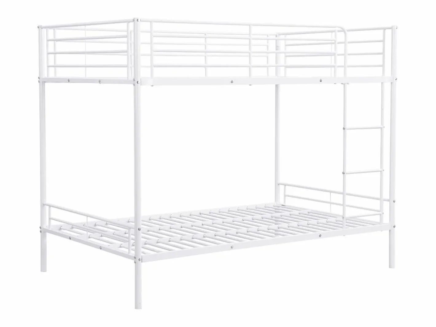 Vente-unique Cama Litera|Cama Infantil|Literas 2 x 120 x 190 cm blancas - DUOTIS II
