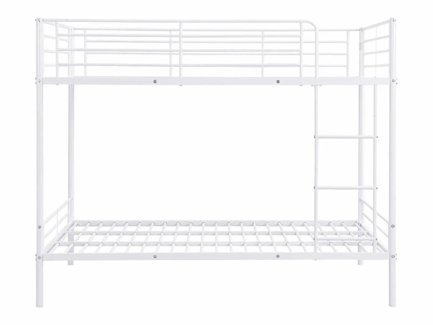 Vente-unique Cama Litera|Cama Infantil|Literas 2 x 120 x 190 cm blancas - DUOTIS II