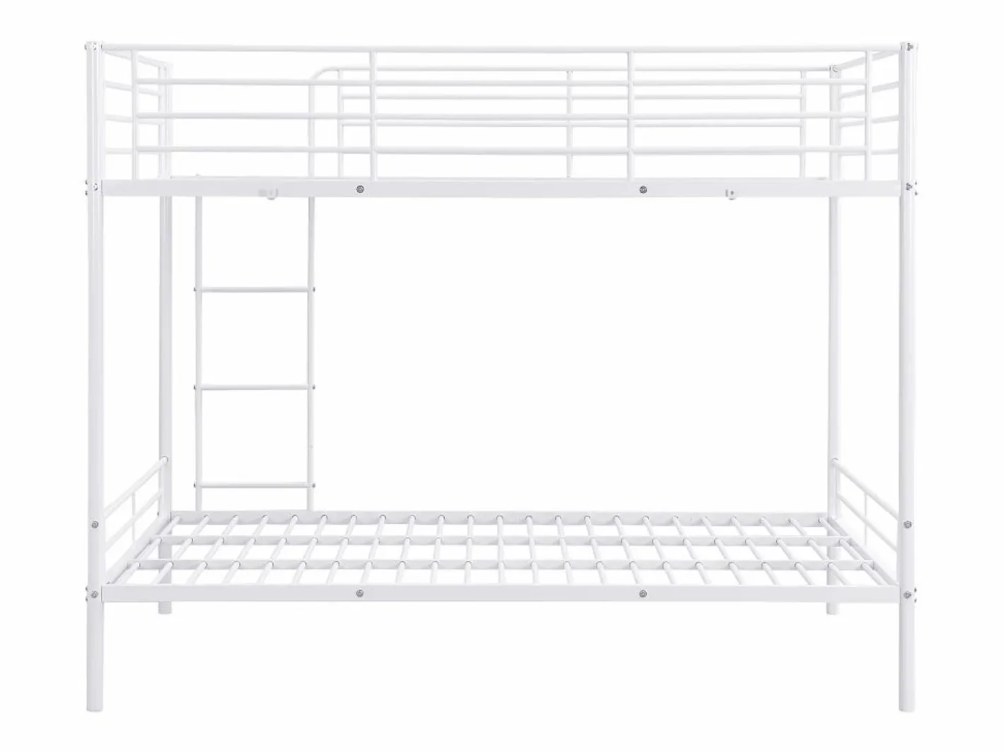 Vente-unique Cama Litera|Cama Infantil|Literas 2 x 120 x 190 cm blancas - DUOTIS II