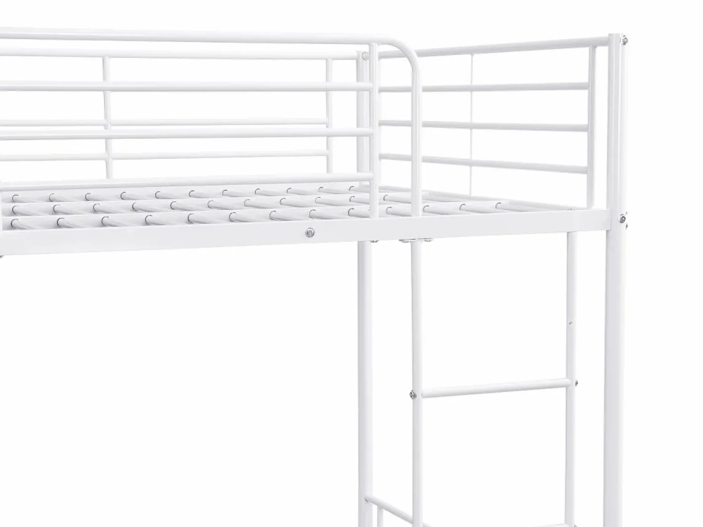 Vente-unique Cama Litera|Cama Infantil|Literas 2 x 120 x 190 cm blancas - DUOTIS II