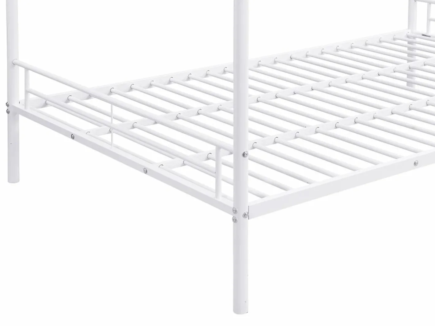 Vente-unique Cama Litera|Cama Infantil|Literas 2 x 120 x 190 cm blancas - DUOTIS II