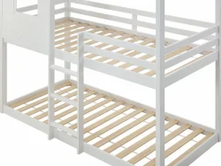 Vente-unique Cama Montessori|Cama Infantil|Literas cabaña 2 x 90 x 190 cm en Pino y MDF en color - LIDOVARA