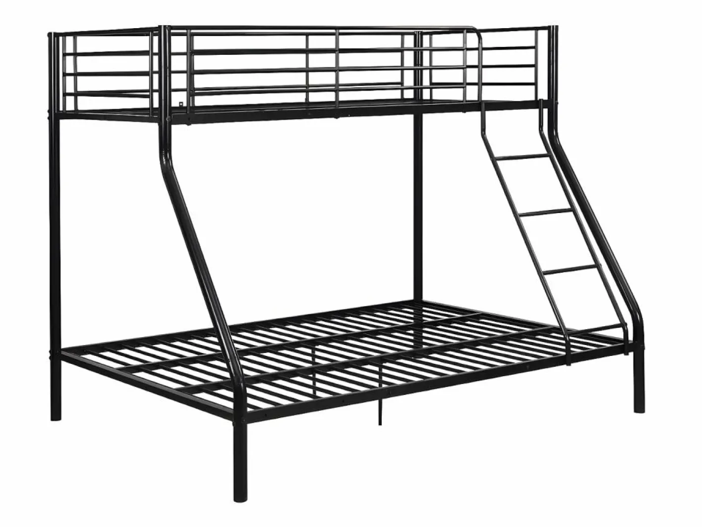 Vente-unique Cama Litera|Literas 90x190 y 140x190 cm acero con colchón ELEVATIO IV
