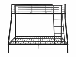 Vente-unique Cama Litera|Literas 90x190 y 140x190 cm acero con colchón ELEVATIO IV