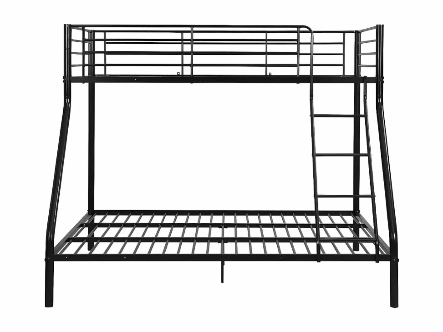 Vente-unique Cama Litera|Literas 90x190 y 140x190 cm acero con colchón ELEVATIO IV