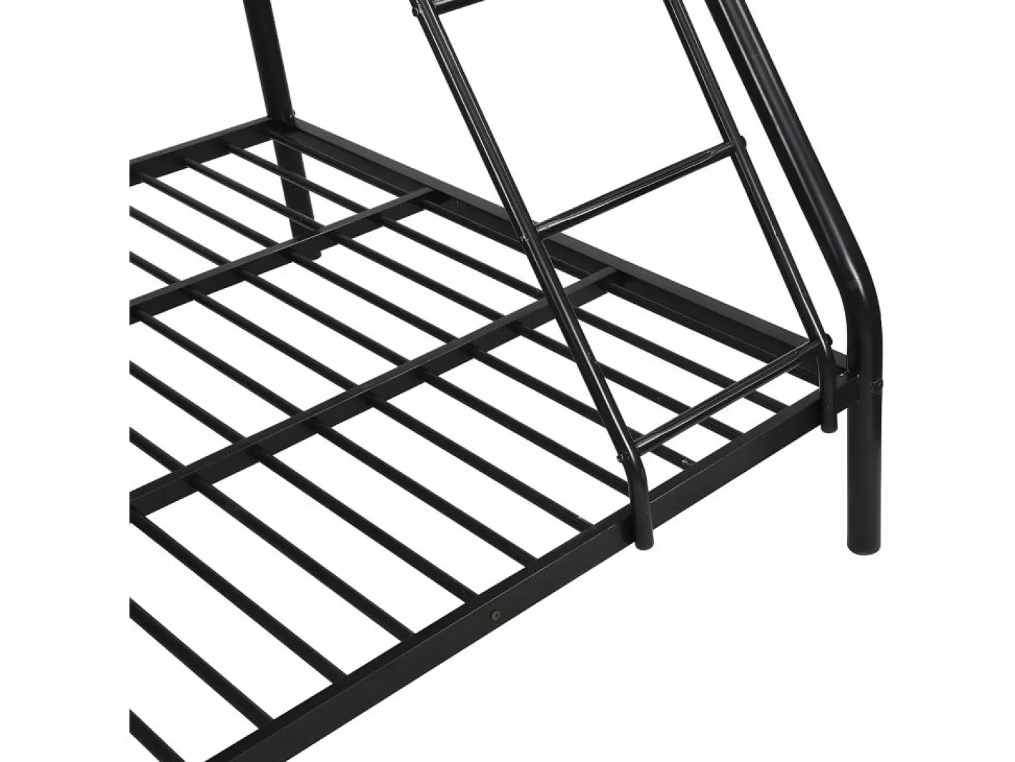 Vente-unique Cama Litera|Literas 90x190 y 140x190 cm acero con colchón ELEVATIO IV