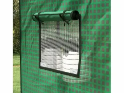 Lámina de recambio para invernadero, protección UV, puertas y ventanas enrollables, plástico, (140x73x190 cm) Verde Sale