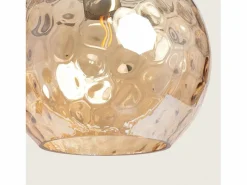 Ledkia Lámpara Suspendida|Lámpara Colgante Cristal Cornelio Ámbar