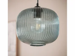 Ledkia Lámpara Suspendida|Lámpara Colgante Cristal Modra Azul