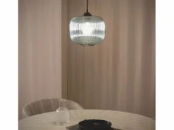 Ledkia Lámpara Suspendida|Lámpara Colgante Cristal Modra Azul