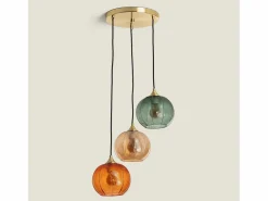 Lámpara Colgante Cristal Tri Klimt^Ledkia New