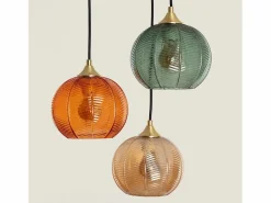 Lámpara Colgante Cristal Tri Klimt^Ledkia New