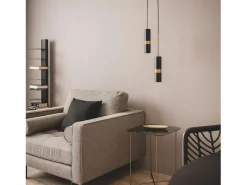 Lámpara Colgante Metal Lumen Negro^Ledkia Sale