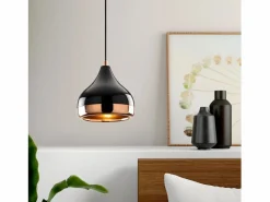 Concept-Usine Lámpara Suspendida|Lámpara colgante negra y cobriza MAYA - Diseño elegante y moderno