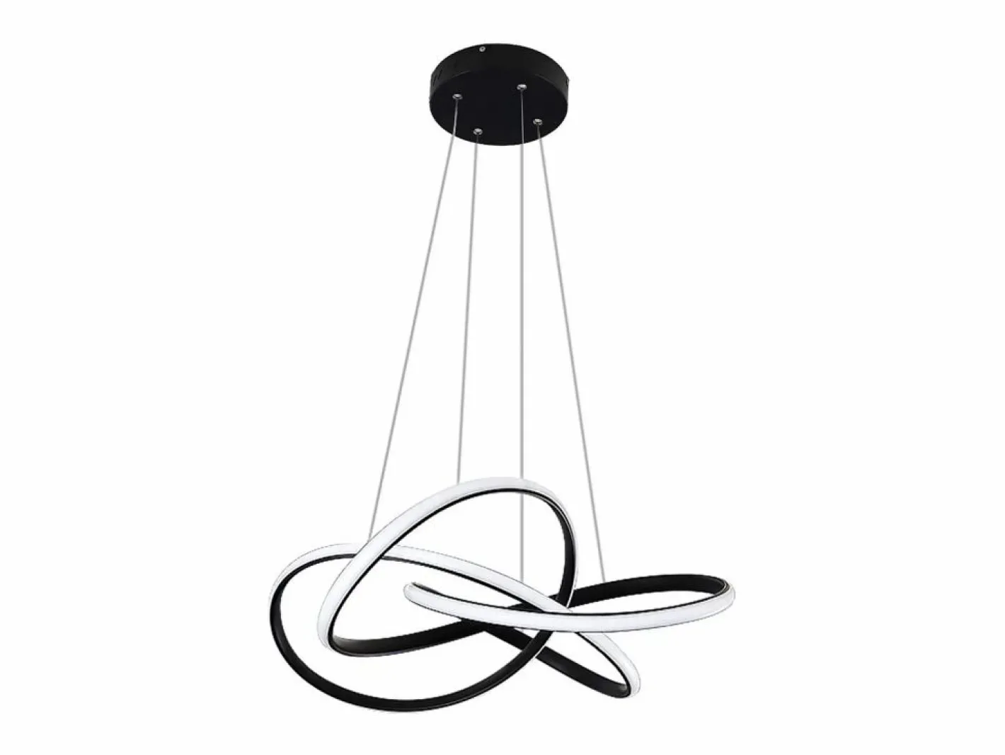 NETTLIFE Lámpara Suspendida|Lámpara colgante Vintage Negra de 5 luces, altura ajustable, casquillo E27, 62 W, estilo industrial retro.