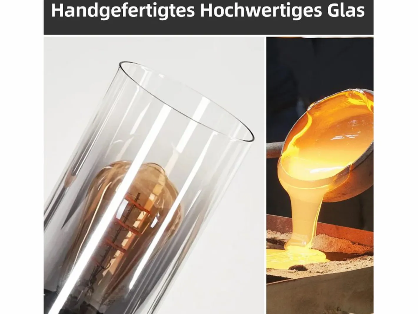 Lámpara colgante vintage para mesa de comedor, de cristal gris ahumado, E27, altura ajustable para sala de estar^NETTLIFE Online