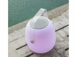 Lumisky Lámpara con altavoz Bluetooth inalámbrico 10W SO PLAY Blanco Discount