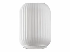 Lámpara de araña de metal - Dorada y blanca - 3 pantallas Alt.130 x L. 55 cm - OSKA^OZAIA Online
