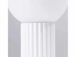 Sollux Lighting Lámpara De Escritorio|Lámpara De Escritorio Halo Moderno De Aluminio/Vidrio - 1 Fuentes Luminosas - L.12 X A.19 Cm -