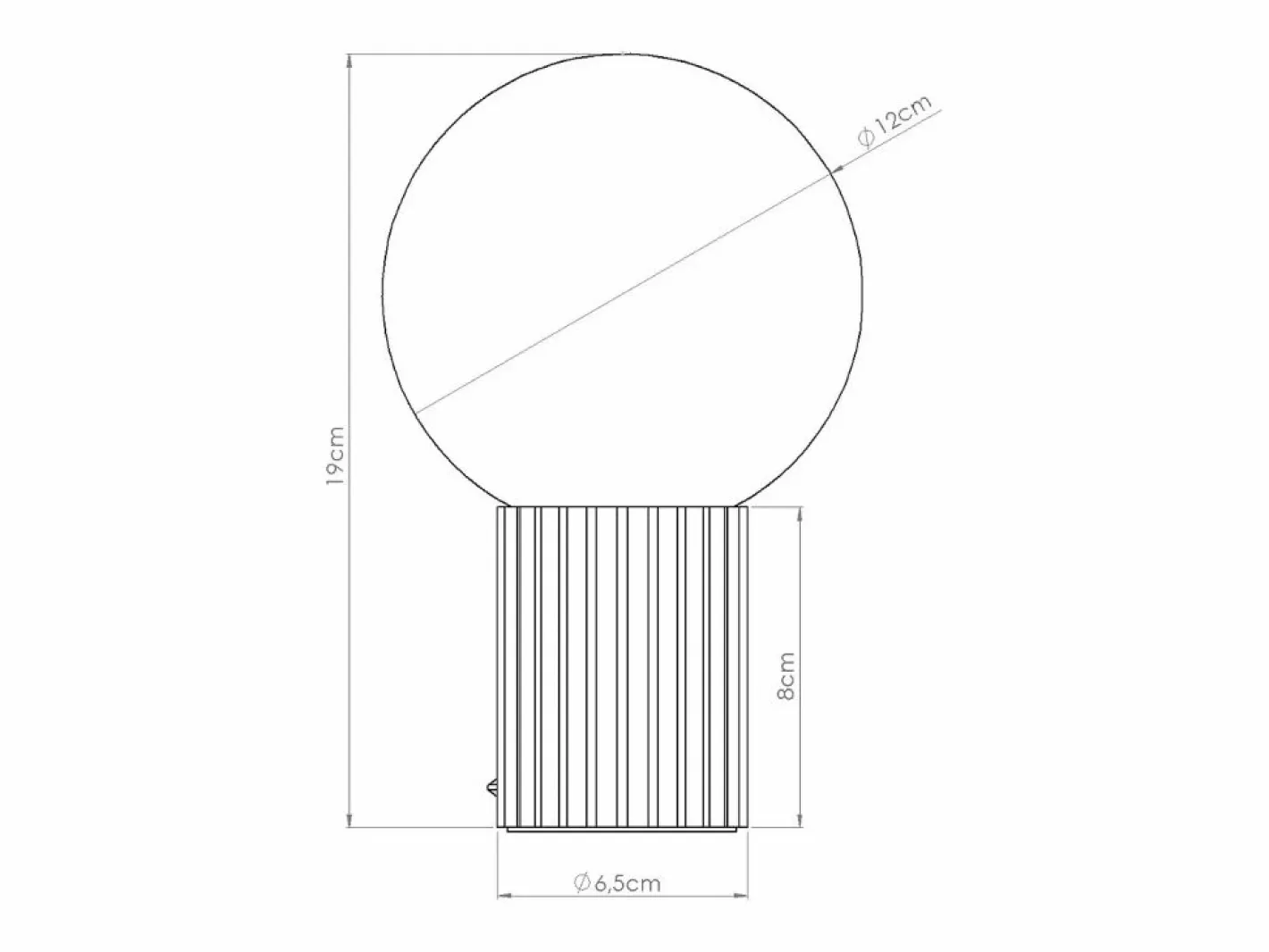 Sollux Lighting Lámpara De Escritorio Halo Moderno De Aluminio/Vidrio - 1 Fuentes Luminosas - L.12 X A.19 Cm - Beige Sale