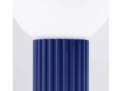 Lámpara De Escritorio Halo Moderno De Aluminio/Vidrio - 1 Fuentes Luminosas - L.12 X A.19 Cm - Ultramarino^Sollux Lighting Hot