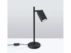 Sollux Lighting Lámpara De Escritorio Karbon Minimalista De Aluminio - 1 Fuentes Luminosas - L.14,5 X A.43 Cm - Negro Clearance