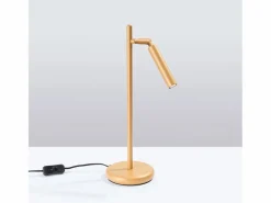 Sollux Lighting Lámpara De Escritorio Pastelo Moderno De Acero - 1 Fuentes Luminosas - L.14 X A.43 Cm - Dorado Clearance