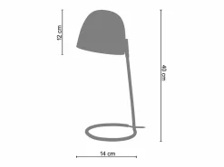 TOSEL Lámpara De Escritorio|Lámpara de Escritorio ,metal, ,A40xD14xP14cm