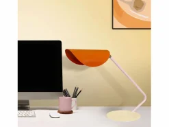 TOSEL Lámpara de Escritorio ,metal,,A35xD22x P51cm Naranja Sale