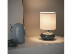 Ledkia Lámpara De Mesa|Lámpara de Mesa Cerámica Ava Marino