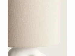 Ledkia Lámpara de Mesa Cerámica Illinois Blanco Online