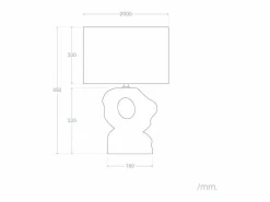 Ledkia Lámpara de Mesa Cerámica Illinois Blanco Online