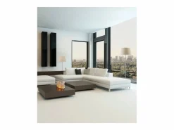 Lámpara de mesa FIRENZE estilo clásico - Alt. 64 cm - E27 60W- cable 2 metros - on&off - IP20 - acero y blanco Gris antracita Best