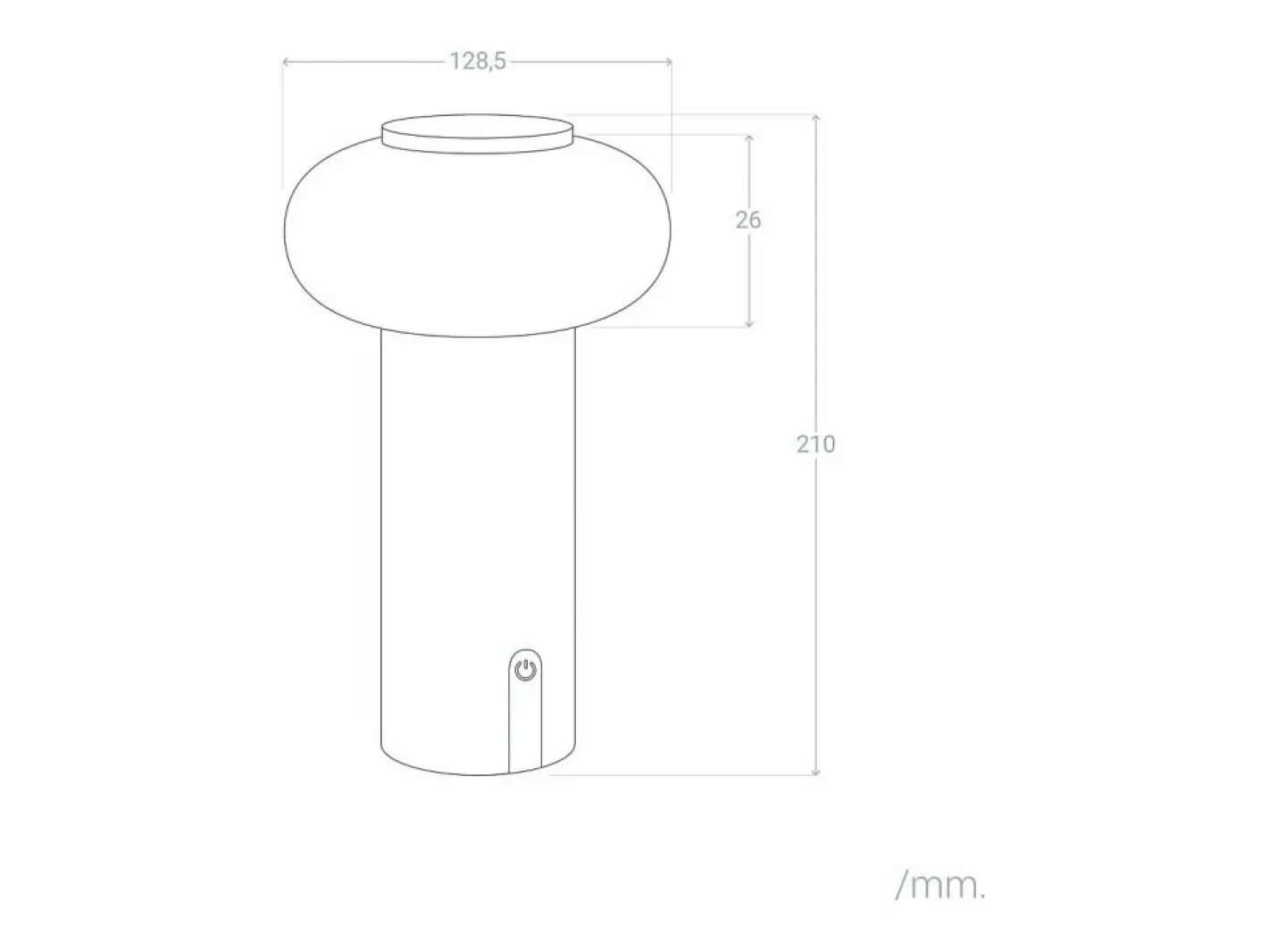 Ledkia Lámpara de Mesa LED Portátil para Exterior Metal con Batería Recargable Katse Verde Best