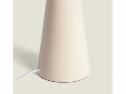 Ledkia Lámpara de Mesa Metal Irmah Beige