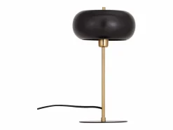 Lámpara de mesa metálica, D. 26 x H.50 cm, Dorado y negro, KERRY^OZAIA New