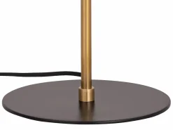 Lámpara de mesa metálica, D. 26 x H.50 cm, Dorado y negro, KERRY^OZAIA New